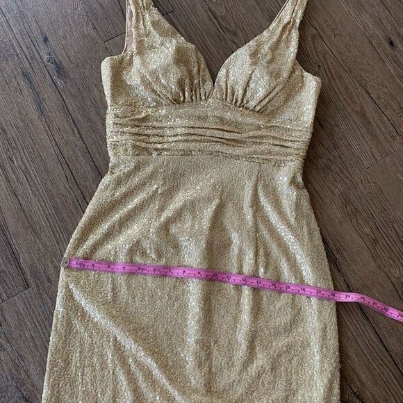 New Gorgeous Chiffon Sequins Cocktail Dress - Picture 13 of 15